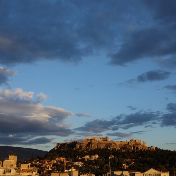 Penthouse Acropolis view in the evening